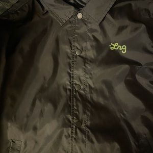 Men L LRG button up windbreaker